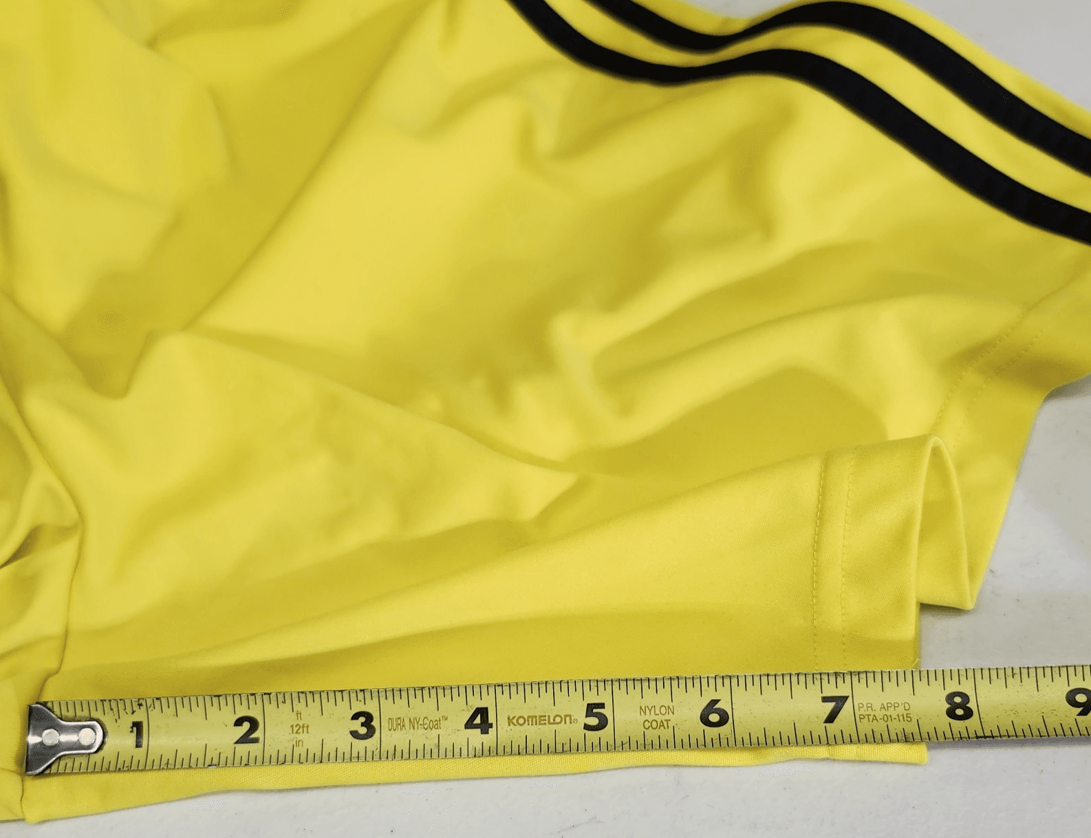 Columbus Crew Adidas Shorts Men's Small Yellow Black Stripes - Thumbnail 3
