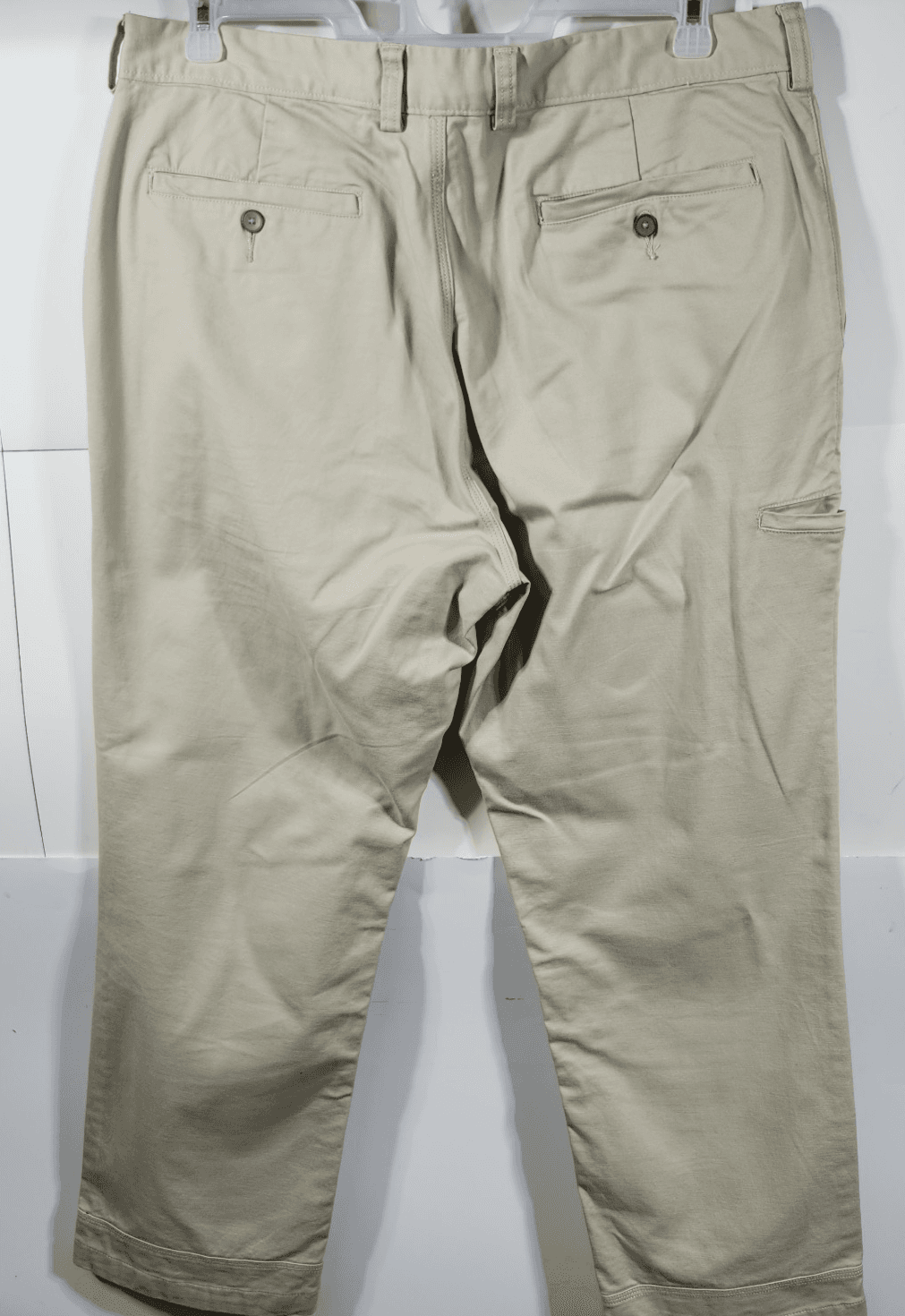 Duluth Trading Pants Mens 36x30 Beige Flex Ballroom Khakis Chinos - Thumbnail 4