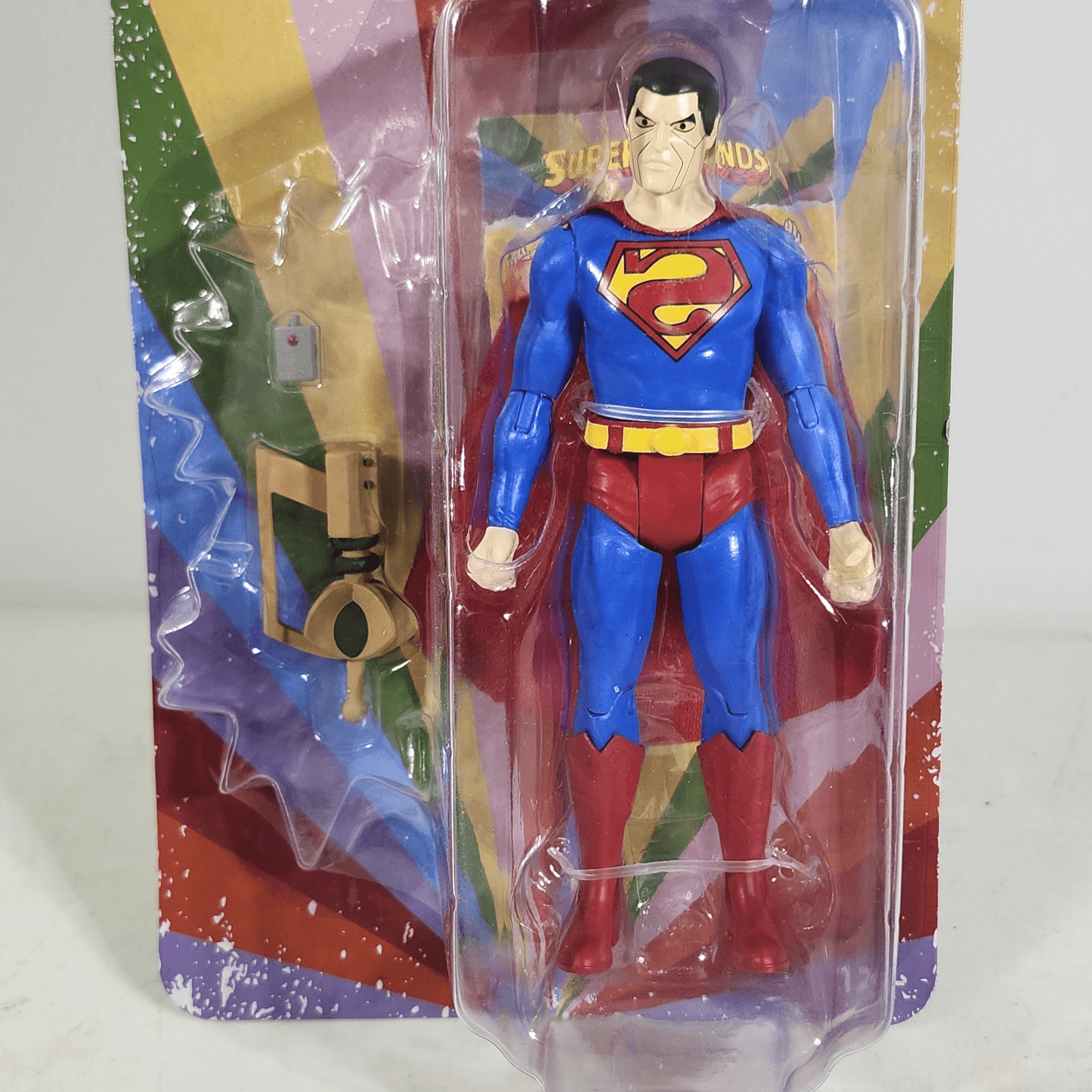 McFarlane Retro Super Friends Superman Action Figure Toy NEW - Thumbnail 5