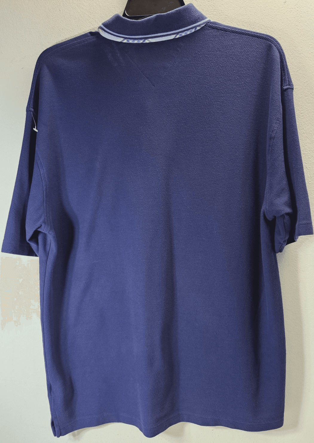Tommy Hilfiger Men's Polo Shirt Blue Size XXL Short Sleeve Y2k - Thumbnail 6