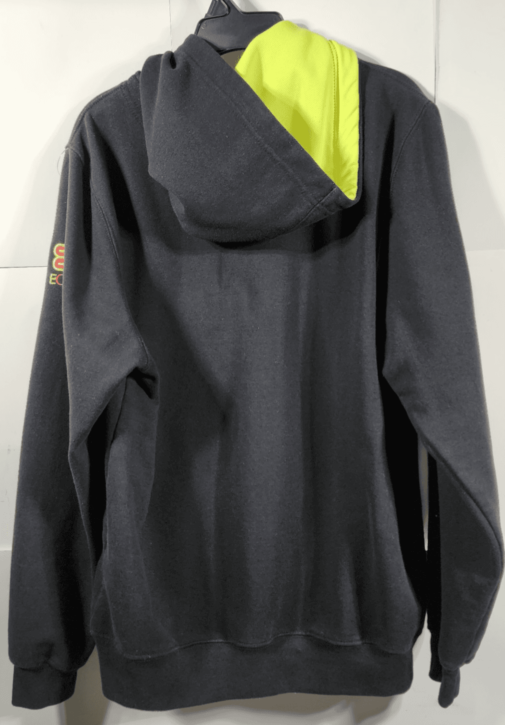 Charles River Men's XS Black Full Zip Hoodie Long Sleeve Hooded Sweatshirt - Thumbnail 6