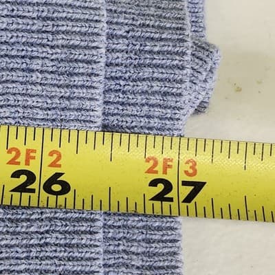 J.Crew Men's Long Sleeve Hoodie Size Large Blue Pullover Hooded Sweatshirt - Thumbnail 2