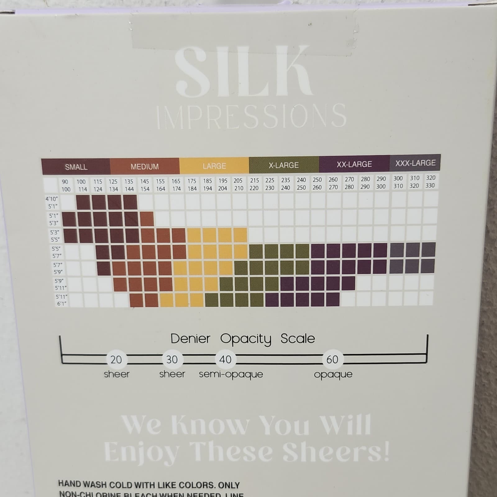 Silk Impressions Pantyhose 2 Pack Small Coffee Bean 15 Denier Ultra Fine Sheer - Thumbnail 5