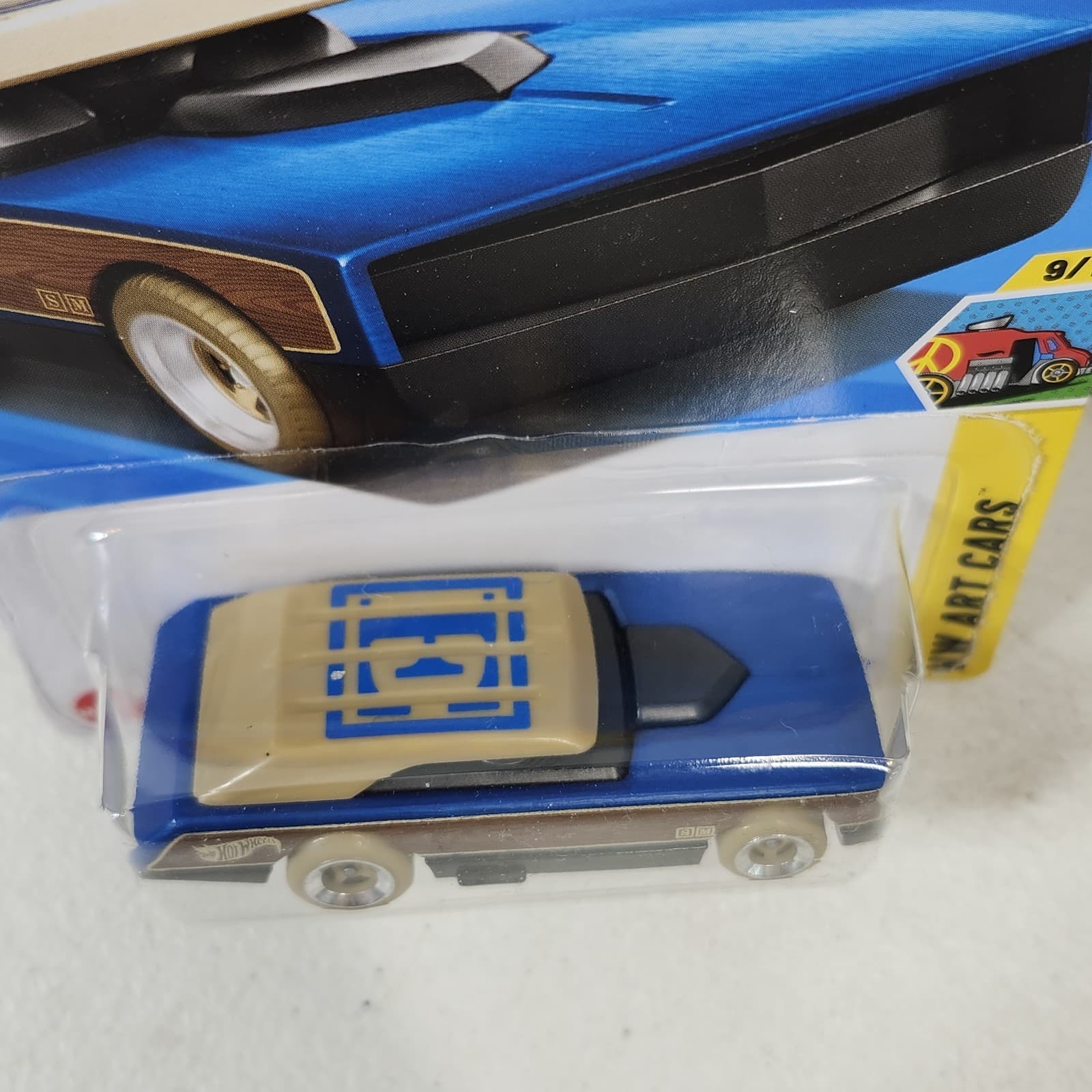 2025 Hot Wheels HW Art Cars Long Bloc Blue 1/64 Toy Vehicle Mattel NEW - Thumbnail 3