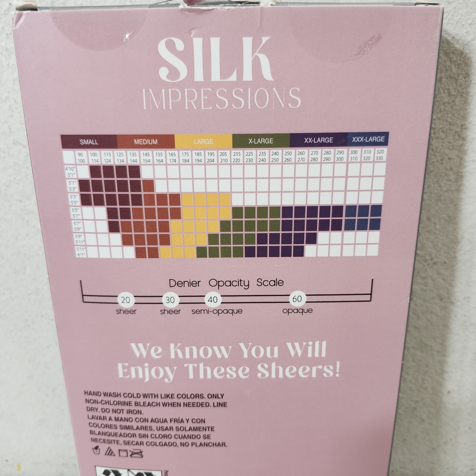 Silk Impressions Pantyhose 2 Pack Small Cocoa 40 Denier High Support Sheer - Thumbnail 6