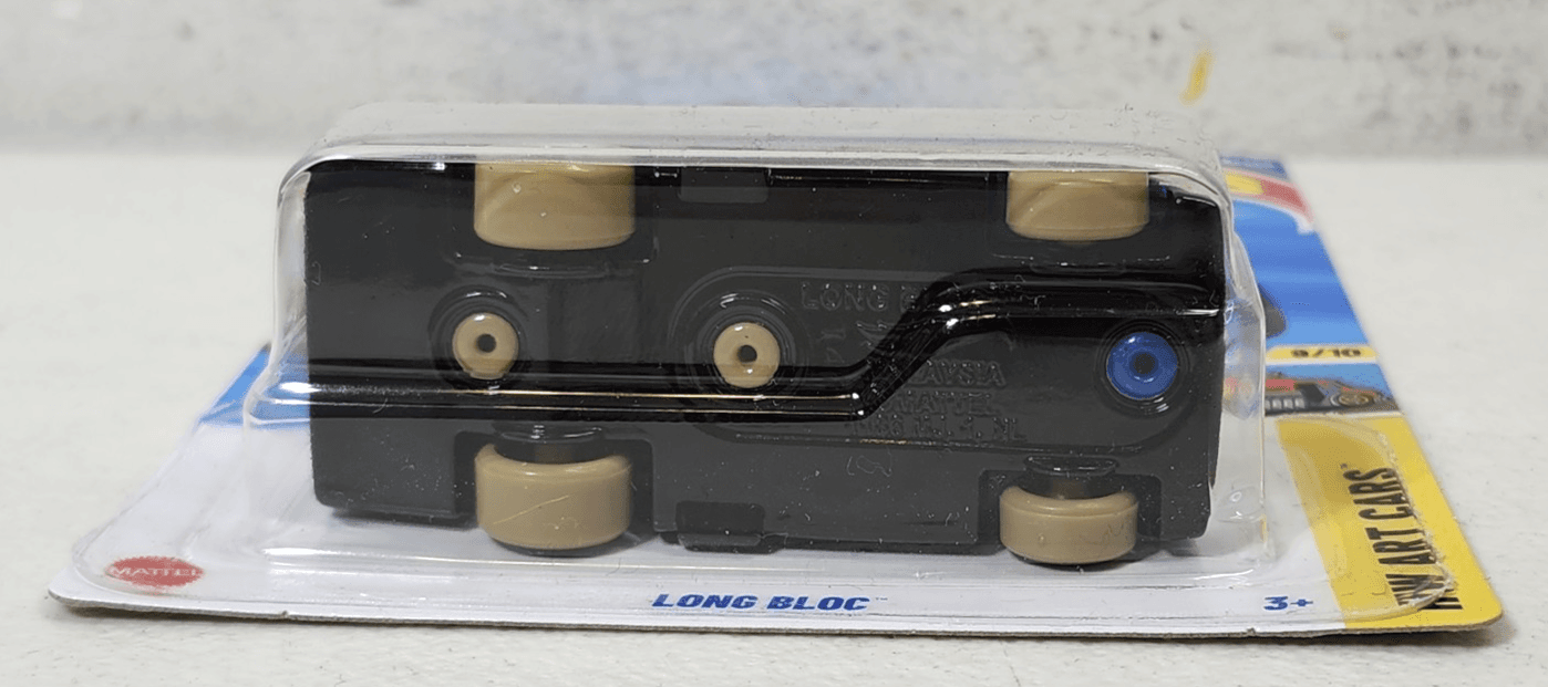 2025 Hot Wheels HW Art Cars Long Bloc Blue 1/64 Toy Vehicle Mattel NEW - Thumbnail 4