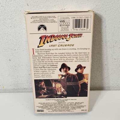 Indiana Jones and the Last Crusade VHS 1990 Movie - Thumbnail 3