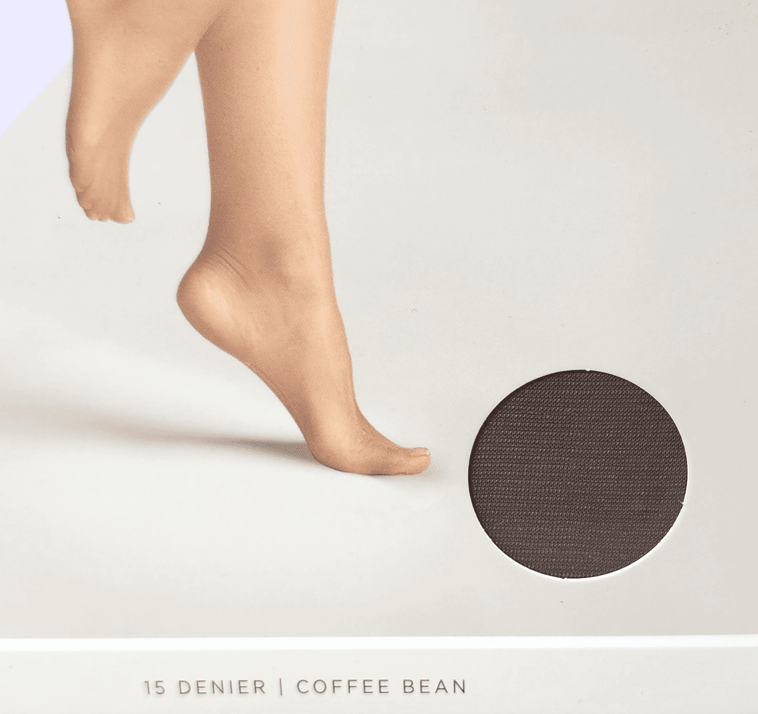 Silk Impressions Pantyhose 2 Pack Small Coffee Bean 15 Denier Ultra Fine Sheer - Thumbnail 2