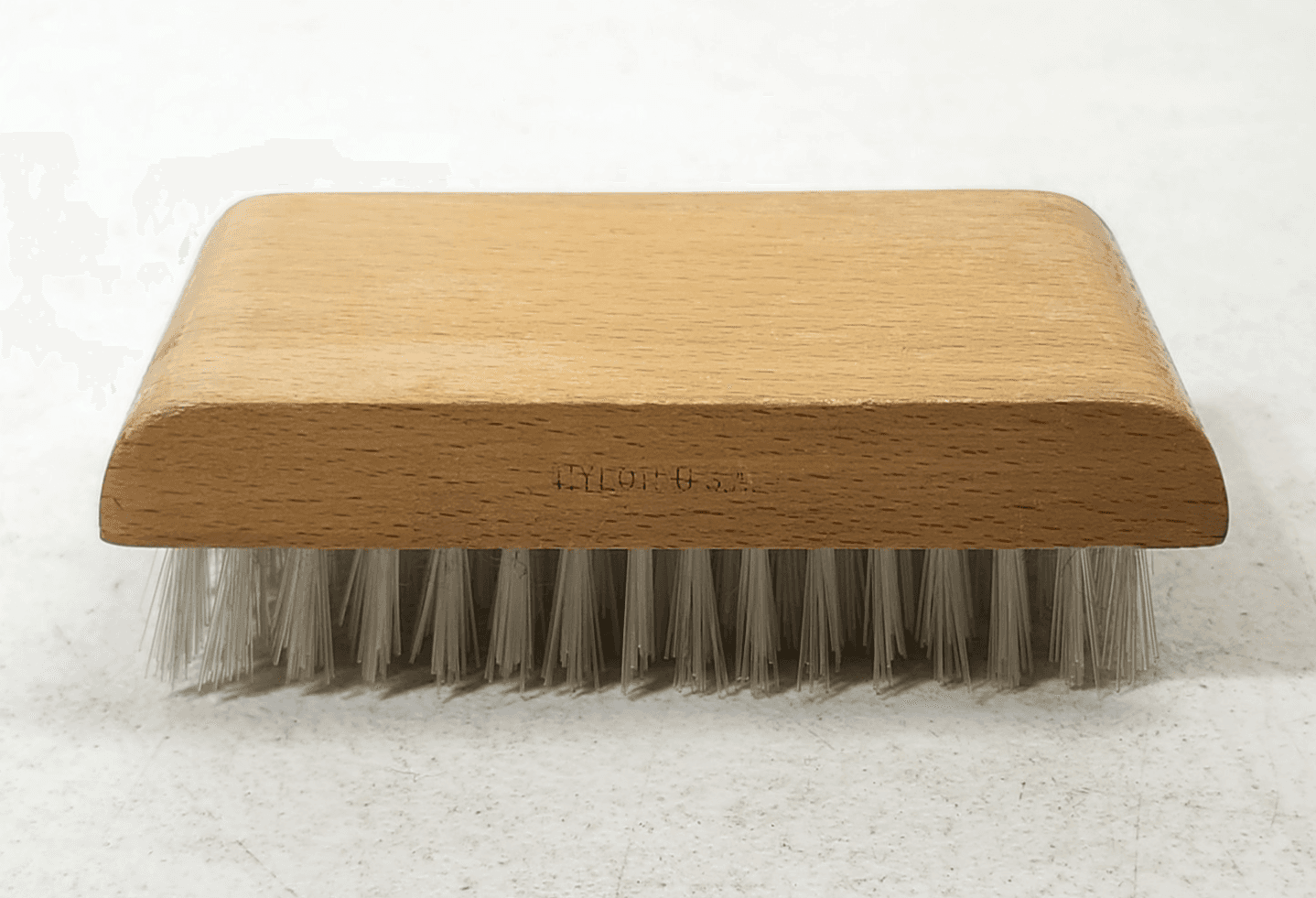 Vtg Soft Brush Shoe Shine Suede Cleaning Wooden Small Mini Brush 4.5" - Thumbnail 5