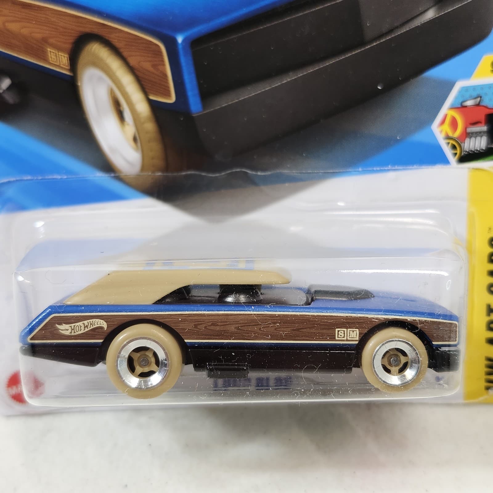 2025 Hot Wheels HW Art Cars Long Bloc Blue 1/64 Toy Vehicle Mattel NEW - Thumbnail 2