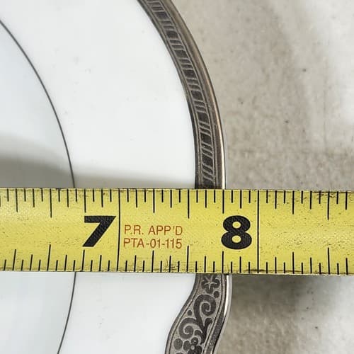 Set of 4 Franconia Krautheim Selb Bavaria Jewel Platina Salad Plates 8" - Thumbnail 2