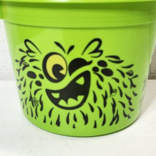 McDonald's Halloween Boo Bucket Green Kids Happy Meal Toy - Thumbnail 3