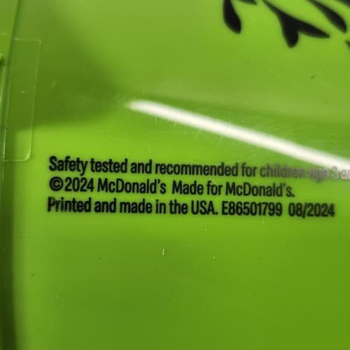 McDonald's Halloween Boo Bucket Green Kids Happy Meal Toy - Thumbnail 7