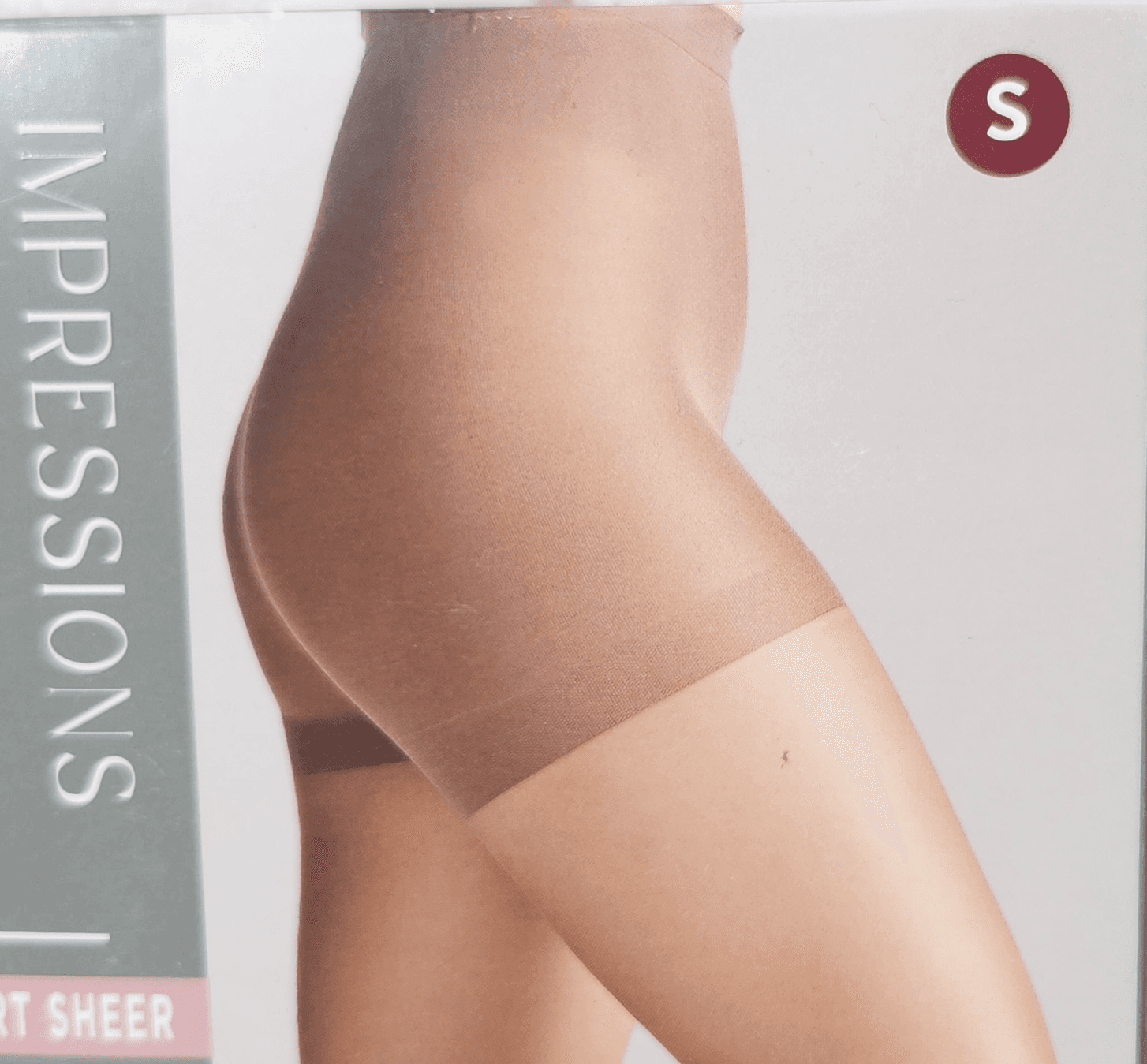 Silk Impressions Pantyhose 2 Pack S Coffee Bean 30 Denier Medium Support Sheer - Thumbnail 4
