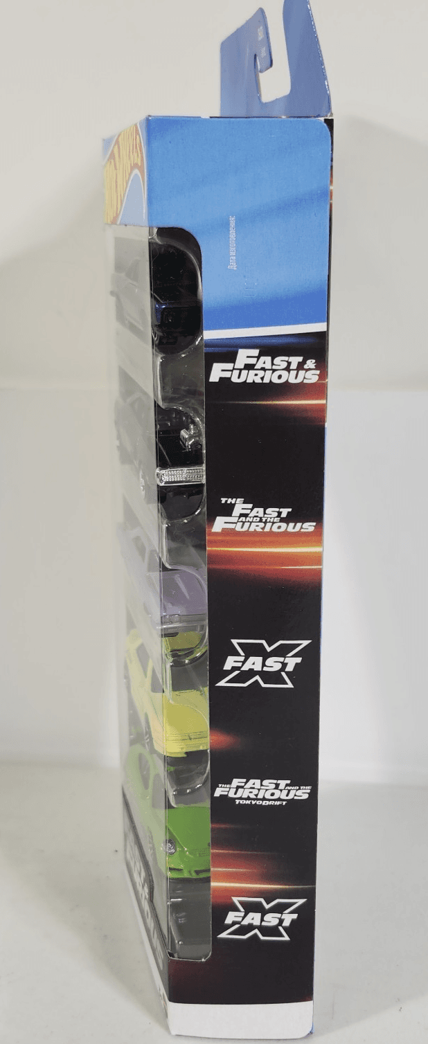 2025 Hot Wheels Fast & Furious 5 Pack Charger Impala Porsche 911 Barracuda - Thumbnail 4