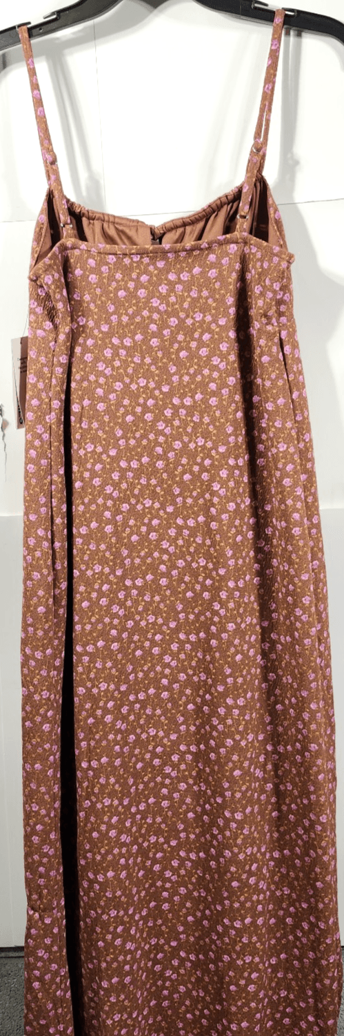 No Boundaries Womens Maxi Bodycon Dress Size XS 0-2 Pink Floral Design NEW - Thumbnail 7
