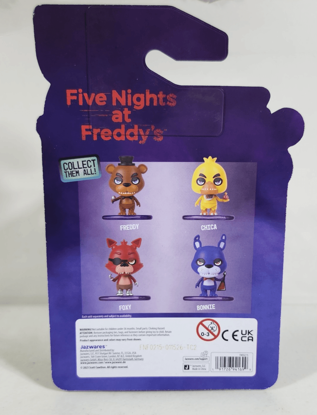 Five Nights At Freddy’s Glowing Eyes CHICA 2” Collectible Figure Jazwares 2025 - Thumbnail 3