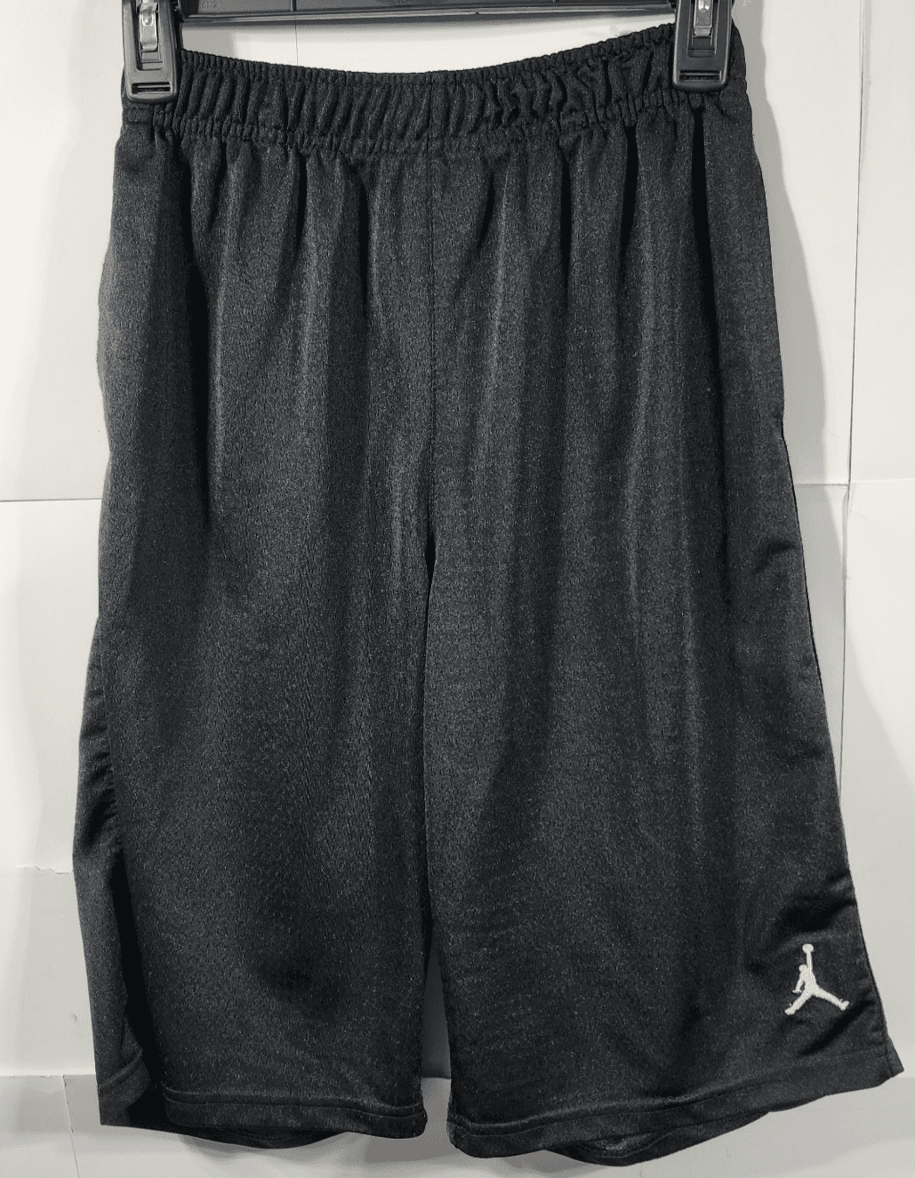 Air Jordan Boys Large Athletic Jumpman Shorts 10” Black Basketball