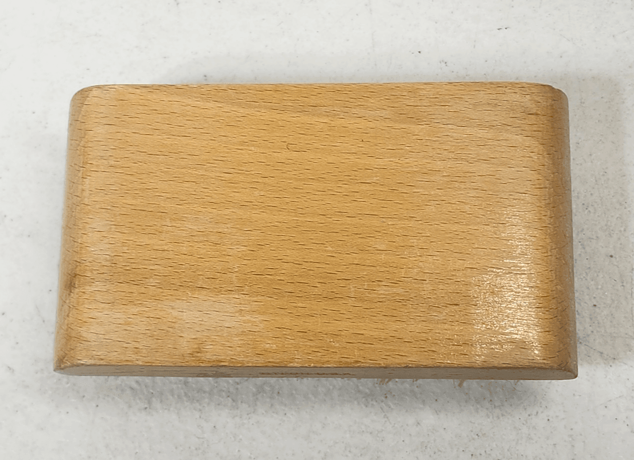 Vtg Soft Brush Shoe Shine Suede Cleaning Wooden Small Mini Brush 4.5" - Thumbnail 2