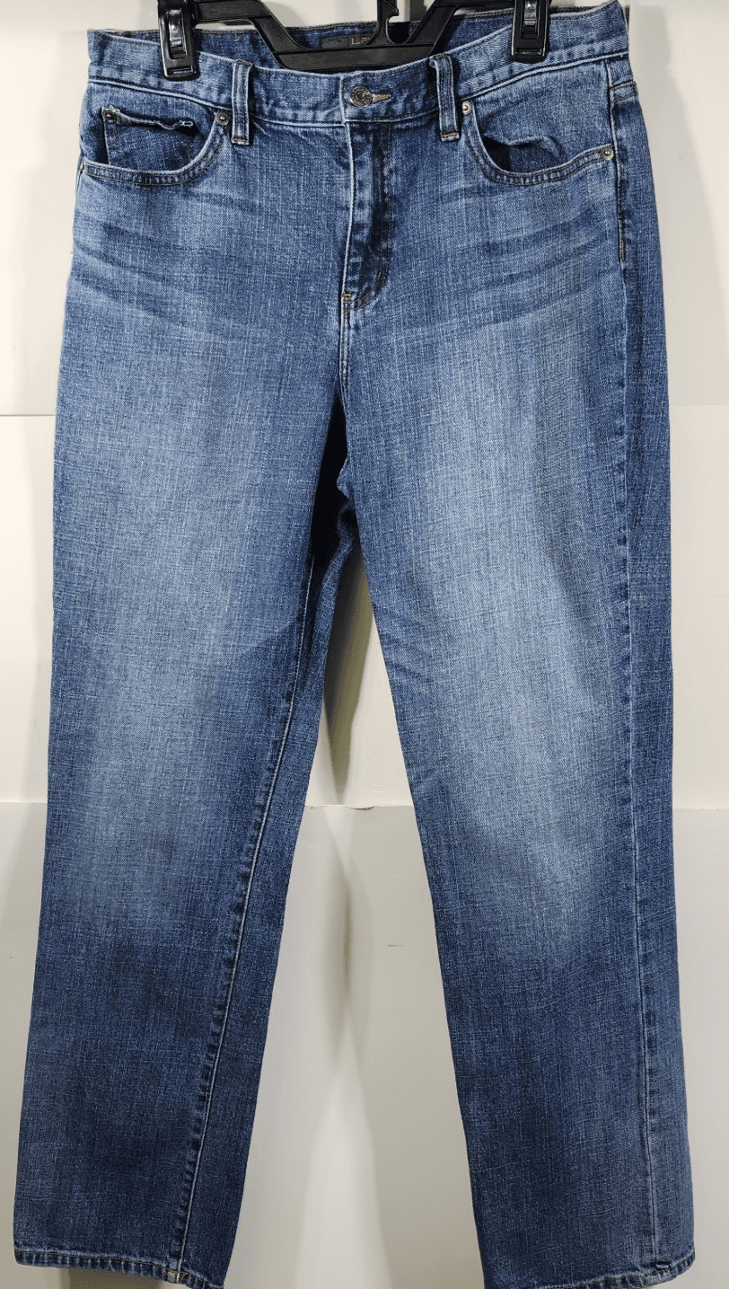LRL Lauren Jeans Co. Jeans Women's 10 Classic Straight Blue Denim