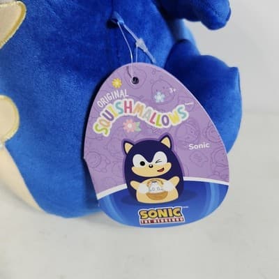 Squishmallow Kellytoy Plush Sonic the Hedgehog 8" NEW - Thumbnail 3