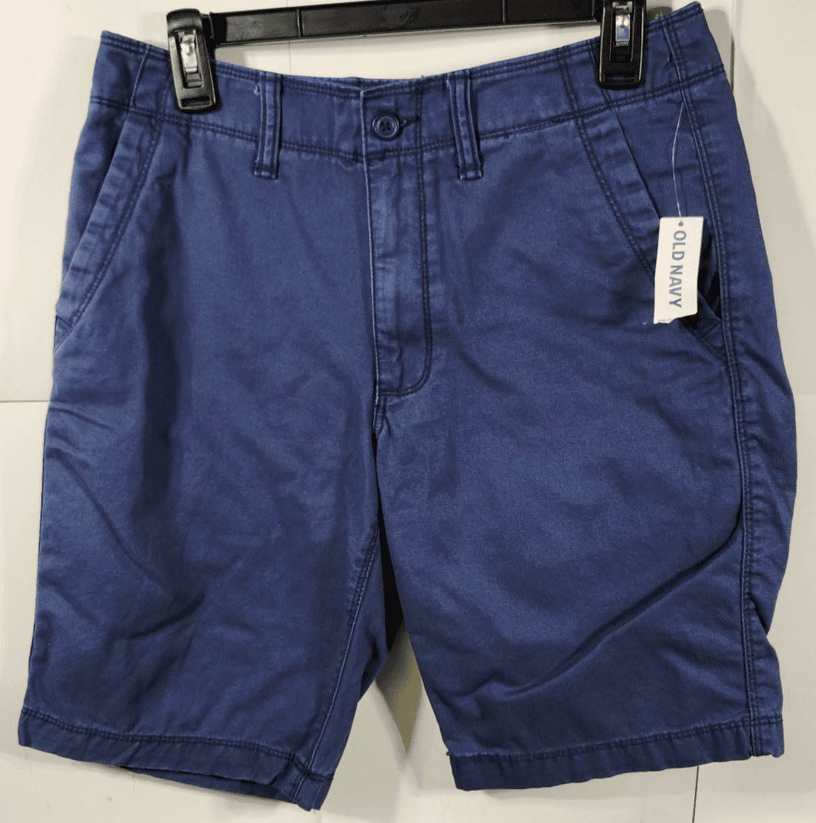 Old Navy Chino Shorts Mens 29 Blue With Pockets NEW