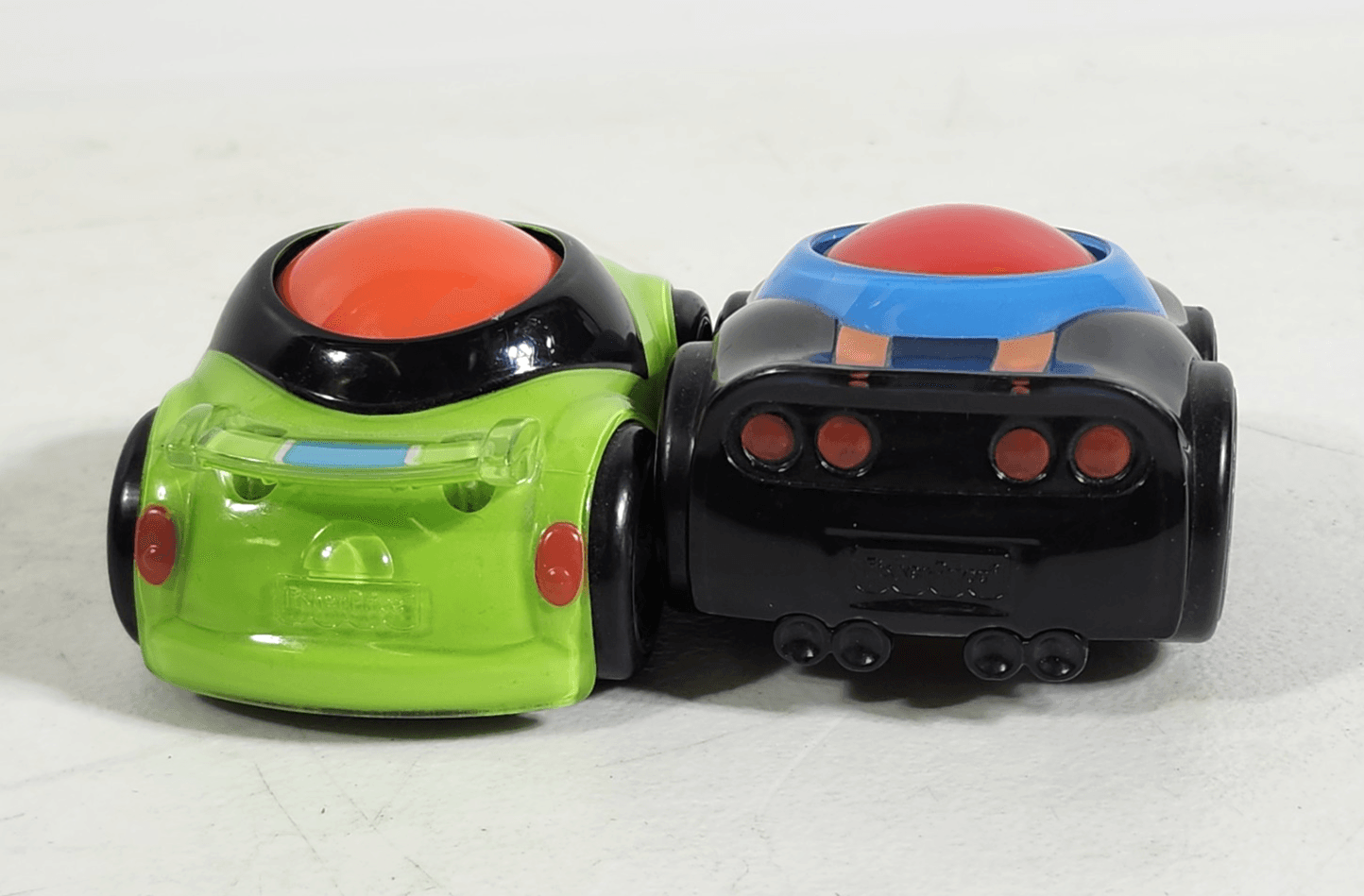 Fisher Price Little Lil Zoomers Roller Ball Race Cars Lot of 2 Striped 2010 - Thumbnail 4