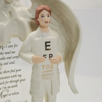 The Bradford Exchange Angel Of Faith Nurse Figurine 2002 Home Decor - Thumbnail 9
