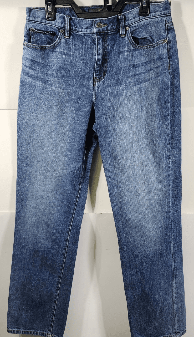 LRL Lauren Jeans Co. Jeans Women's 10 Classic Straight Blue Denim - Thumbnail 5