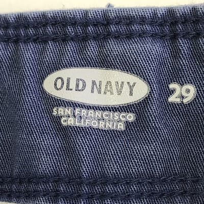 Old Navy Chino Shorts Mens 29 Blue With Pockets NEW - Thumbnail 8