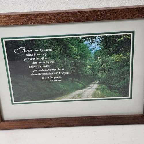 Hallmark Nature Scene Framed Picture 11" X 8" Wall Hanging Art Home Decor - Thumbnail 3