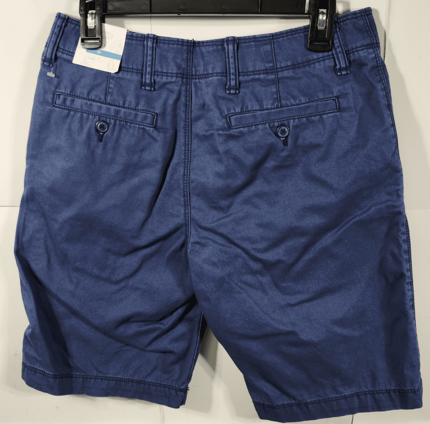 Old Navy Chino Shorts Mens 29 Blue With Pockets NEW - Thumbnail 4