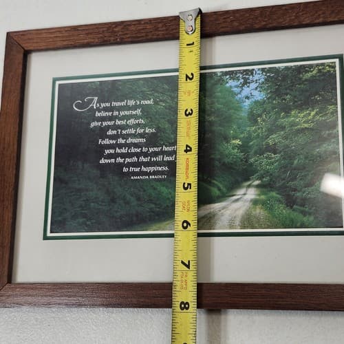 Hallmark Nature Scene Framed Picture 11" X 8" Wall Hanging Art Home Decor - Thumbnail 4