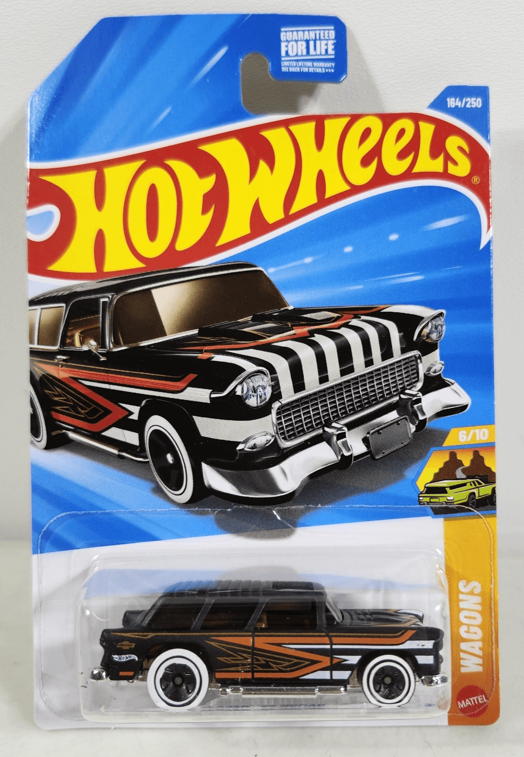 2026 Hot Wheels Wagons Classic '55 Nomad Black Car 1/64 Toy Vehicle NEW