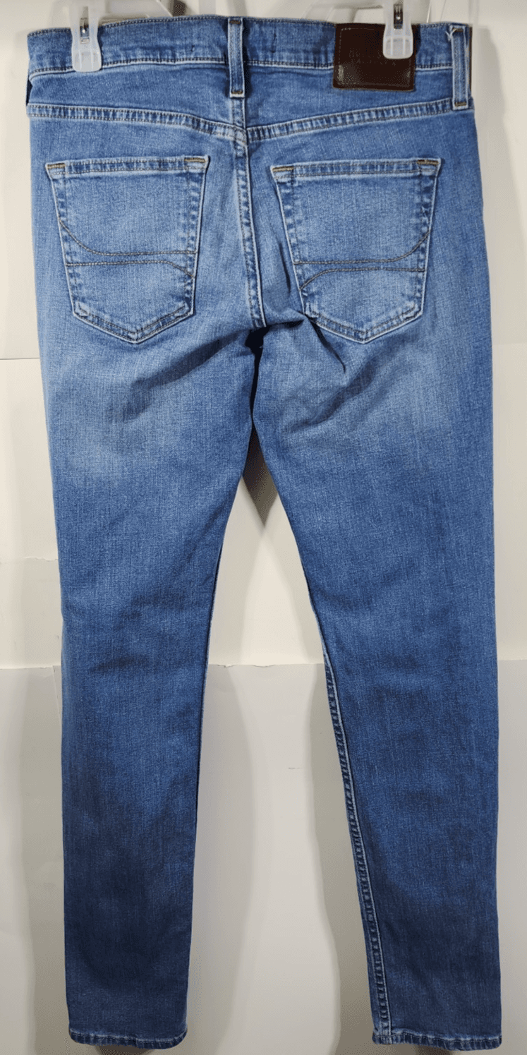 Hollister Blue Jeans Skinny Fit Epic Flex Denim Jean Mens 30 x 34 - Thumbnail 6