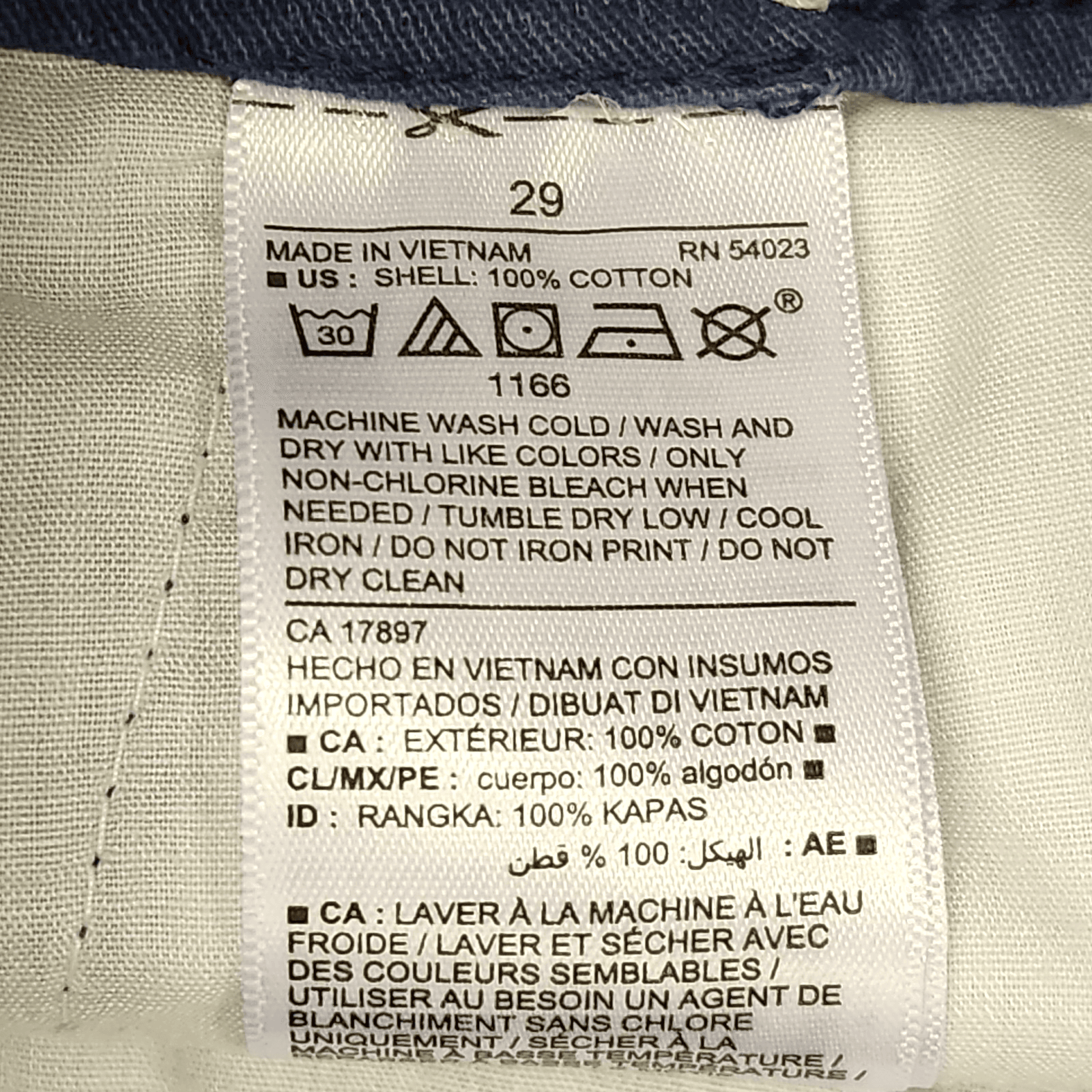 Old Navy Chino Shorts Mens 29 Blue With Pockets NEW - Thumbnail 9