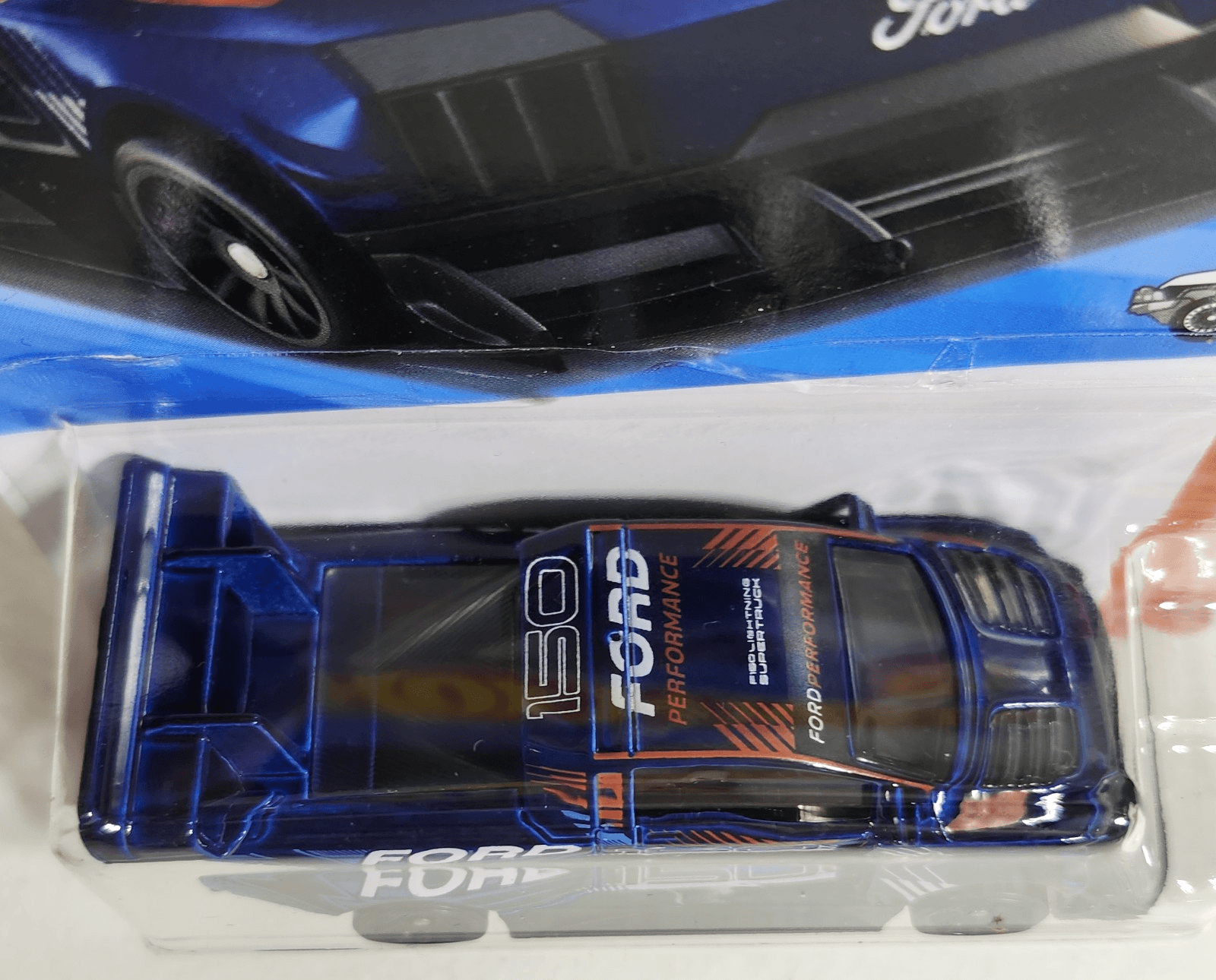 Hot Wheels Ford F-150 Lightning Super Truck Truckin' Along Blue 1/64 Toy NEW - Thumbnail 3