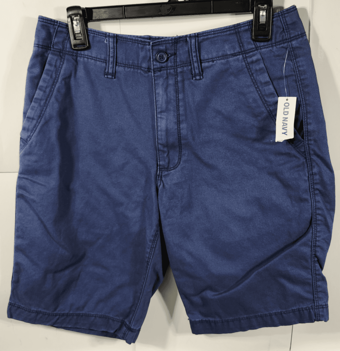 Old Navy Chino Shorts Mens 29 Blue With Pockets NEW - Thumbnail 5