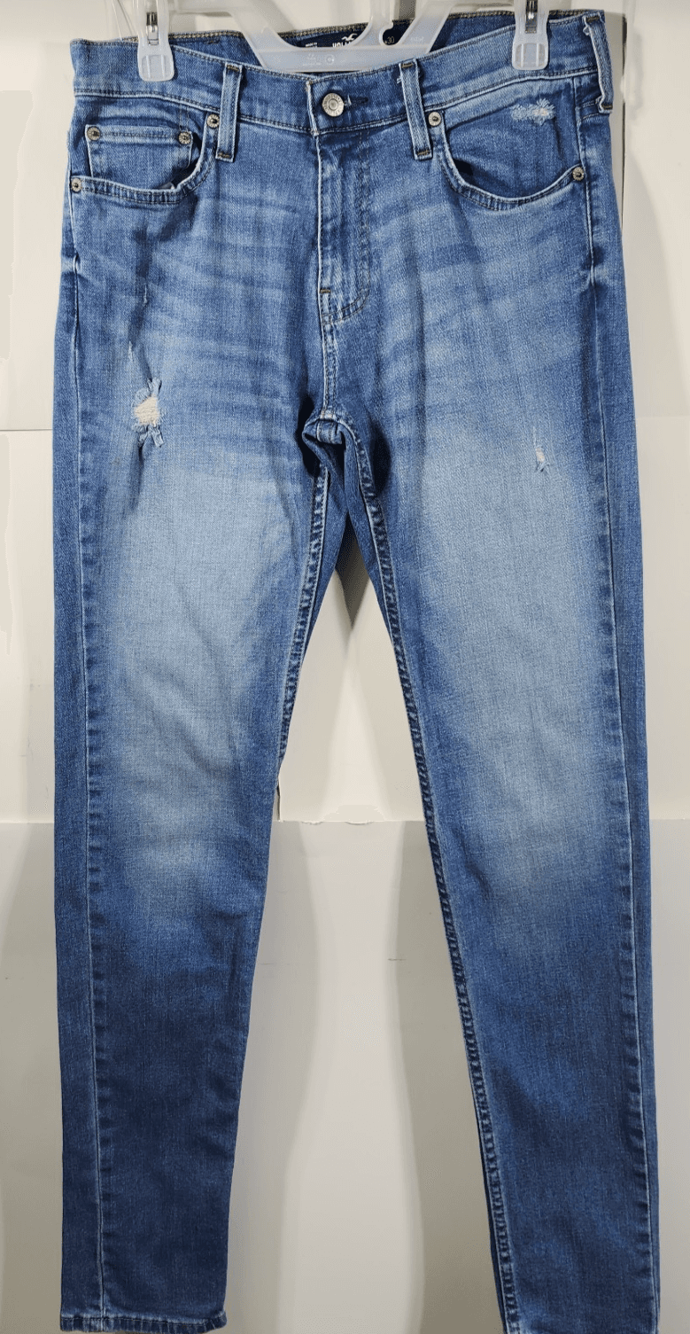 Hollister Blue Jeans Skinny Fit Epic Flex Denim Jean Mens 30 x 34