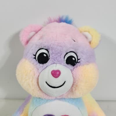 Care Bears 13” Plush Togetherness Bear Rainbow Heart Stuffed Animal Toy - Thumbnail 3