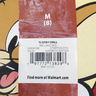 Tom and Jerry Kids Red Graphic Stay Chill T-Shirt Top Size Medium (8) NEW - Thumbnail 7