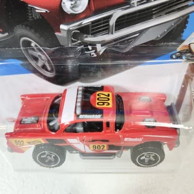 Hot Wheels Big-Air Bel-Air HW Safari Mode Red Car 1/64 Toy Vehicle NEW - Thumbnail 3