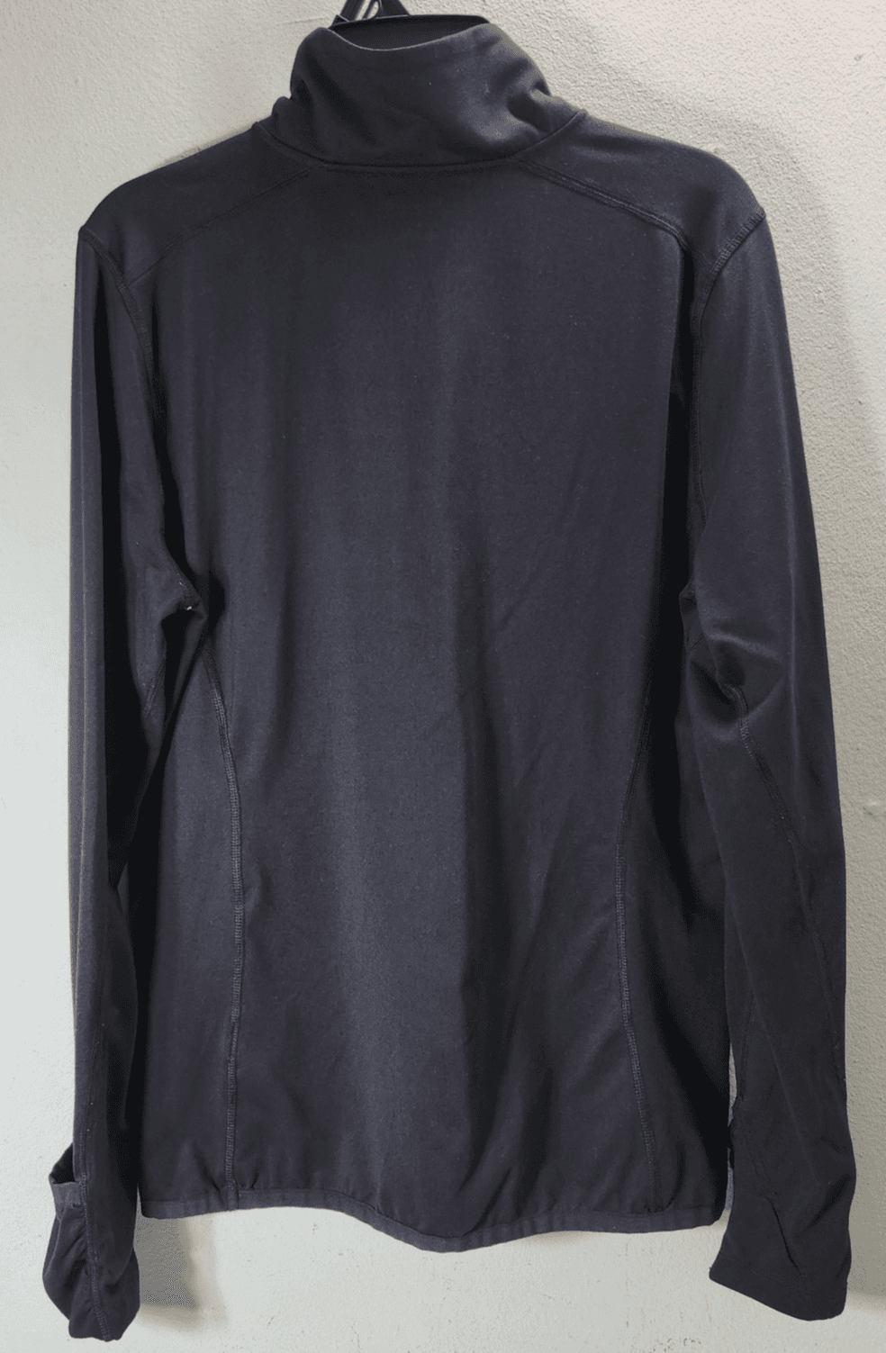 LRL Ralph Lauren Top Women's Medium Black 1/4 Zip Shirt Long Sleeve - Thumbnail 4