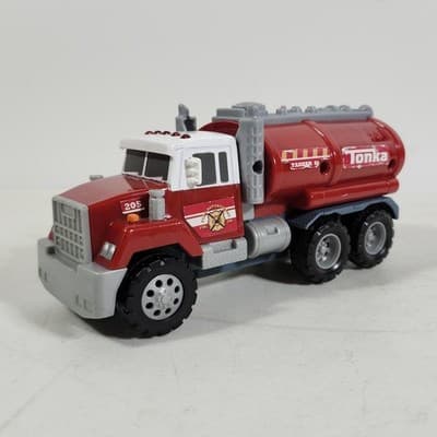 2009 Tonka Fire Dept. Tanker Truck Electronic Sounds & Lights Tested Working - Thumbnail 5