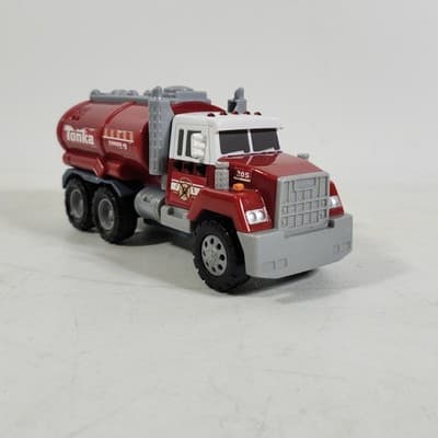 2009 Tonka Fire Dept. Tanker Truck Electronic Sounds & Lights Tested Working - Thumbnail 3