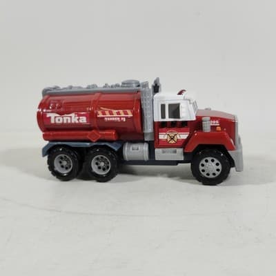 2009 Tonka Fire Dept. Tanker Truck Electronic Sounds & Lights Tested Working - Thumbnail 2