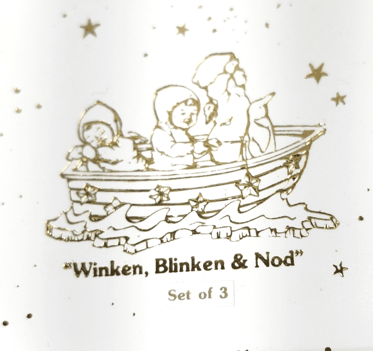 Snowbabies Dept 56 Ltd Ed "Fishermen Three" Winken, Blinken & Nod 2003 Retired - Thumbnail 2