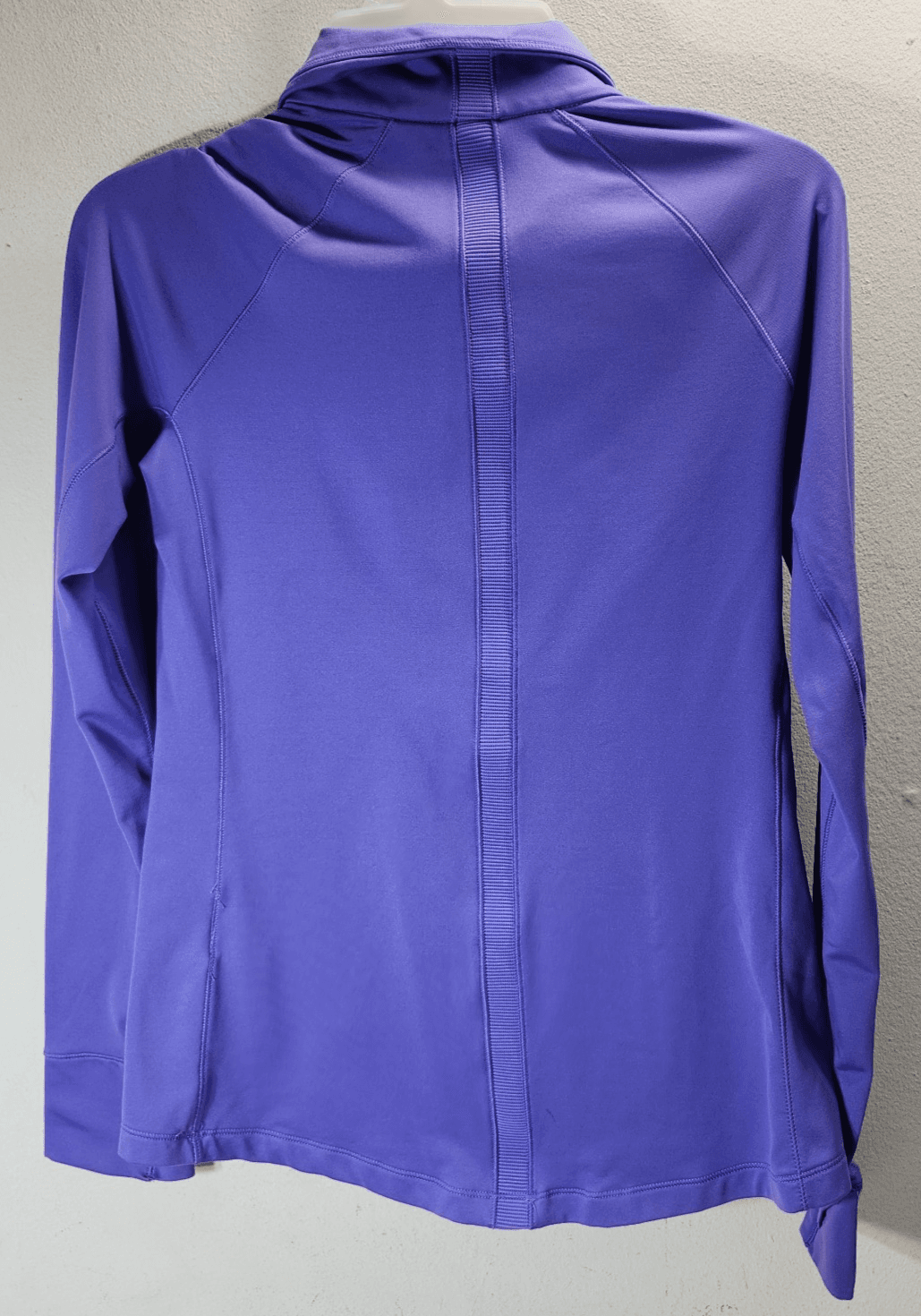Under Armour Pullover Women's Small Purple Solid 1/4 Zip Gym Workout Casual - Thumbnail 6