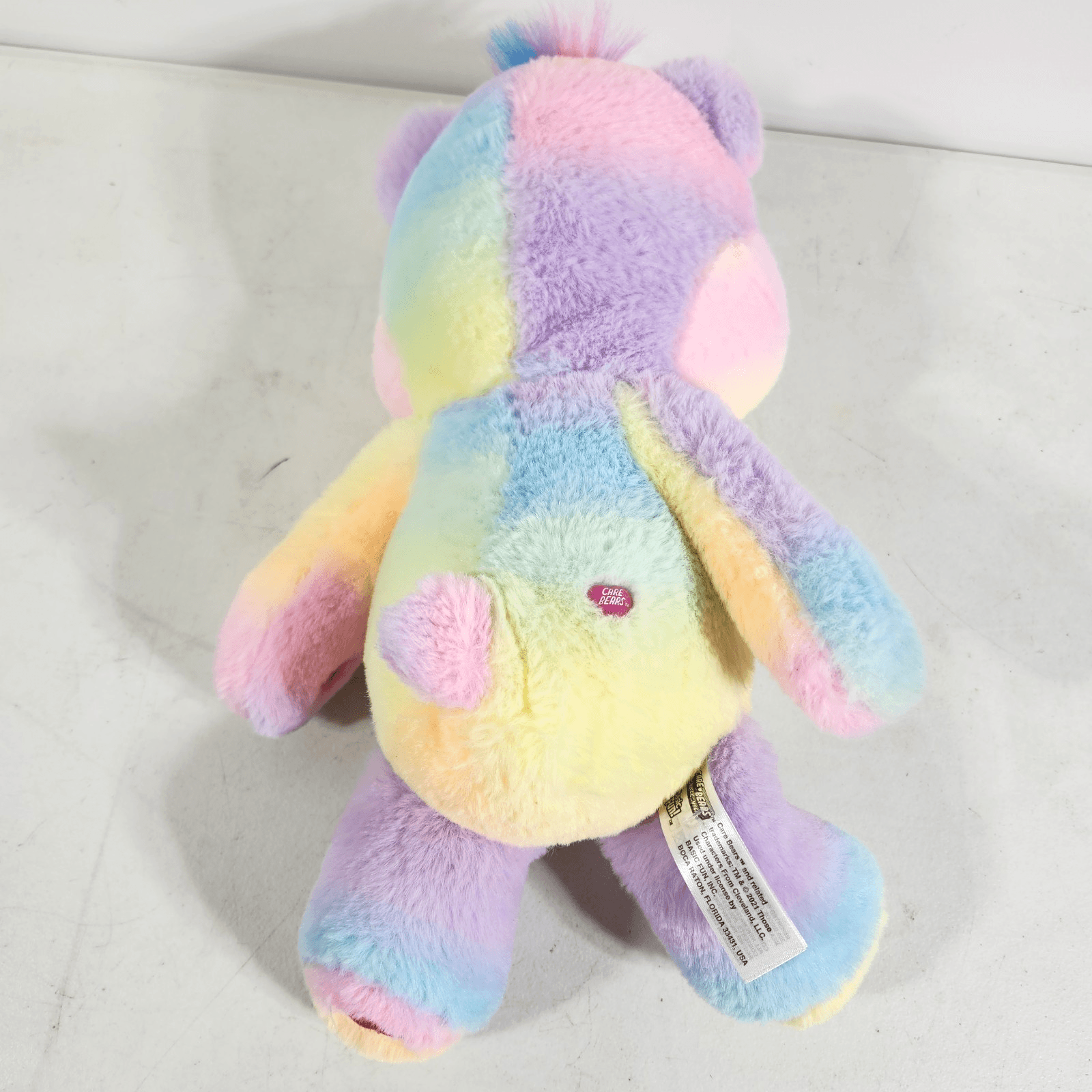 Care Bears 13” Plush Togetherness Bear Rainbow Heart Stuffed Animal Toy - Thumbnail 5