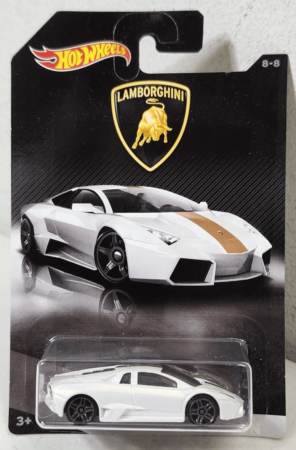 2016 Hot Wheels Lamborghini Reventon White Car 1/64 Toy Vehicle NEW